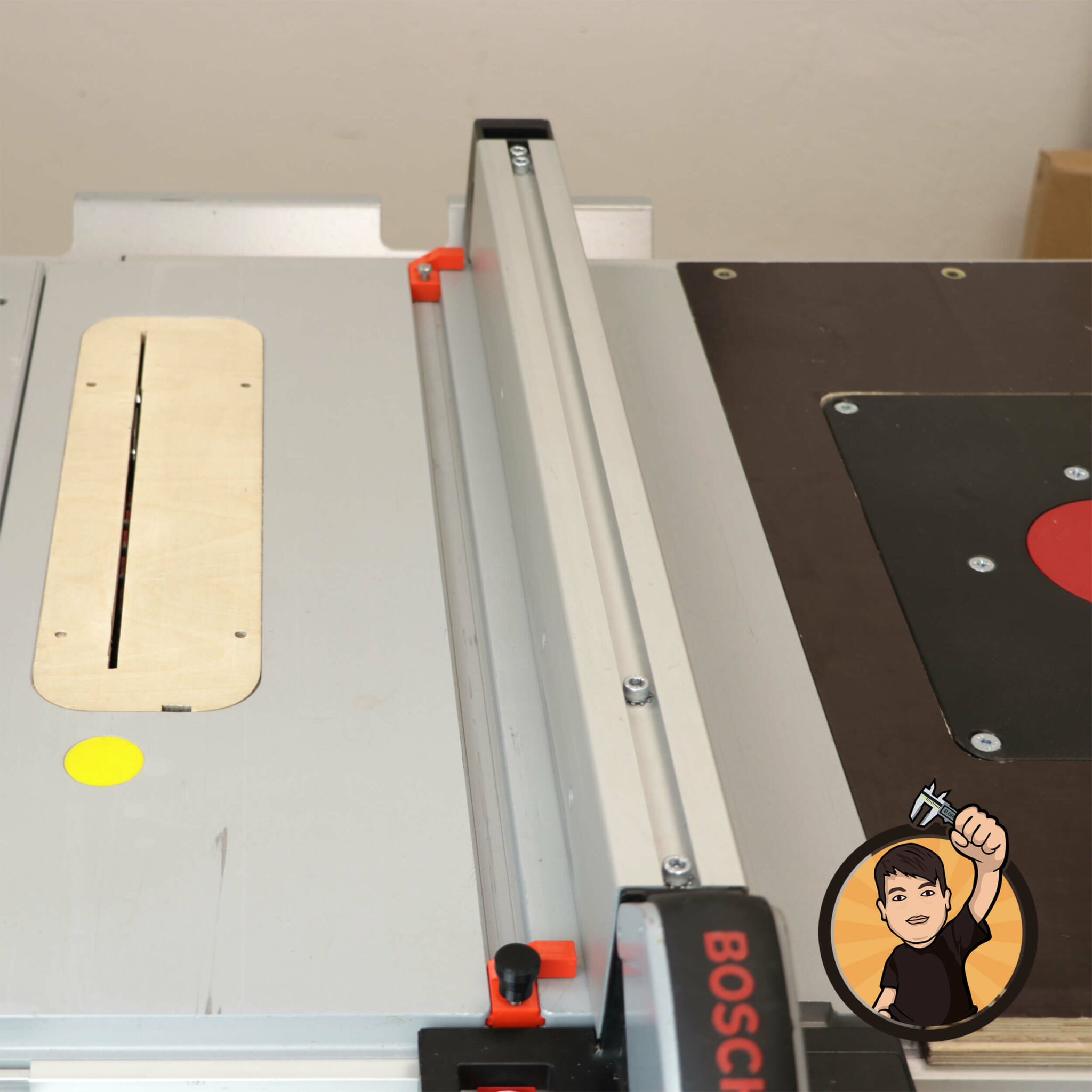 Justieranschläge Parallelanschlag für Bosch GTS 10